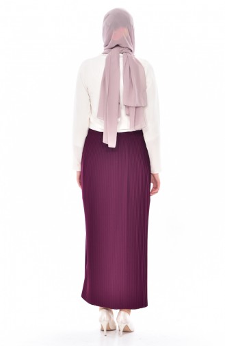 Plated Skirt 20971-09 Plum 20971-09