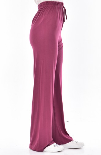 Elastic waist Trousers 1320-12 Light Burgundy 1320-12