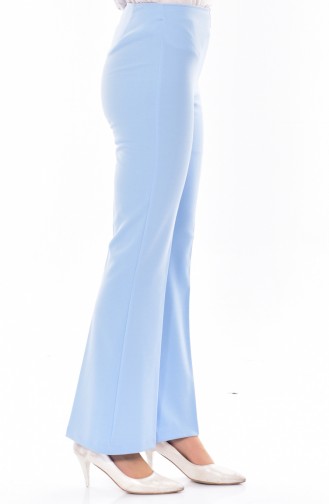 İspanyol Paça Pantolon 4013-04 Bebe Mavisi 4013-04
