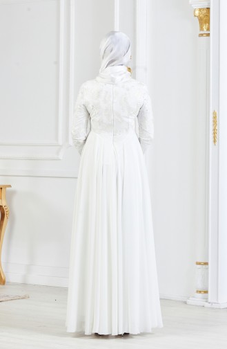 Habillé Hijab Ecru 8134-05