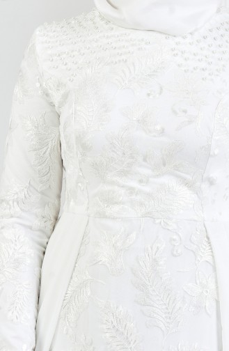 Habillé Hijab Ecru 8134-05