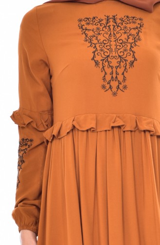 Mustard Hijab Dress 1867-05