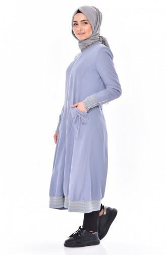 SUKRAN Pocketed Cape 35816-03 Blue 35816-03