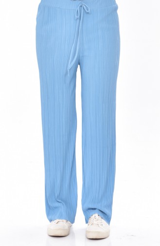Pleated Pants 4021-01 Blue 4021-01