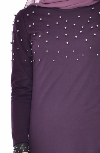 Purple Hijab Dress 2180-02