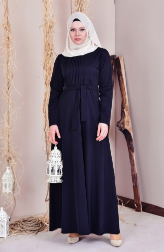 Black Hijab Dress 5042-03