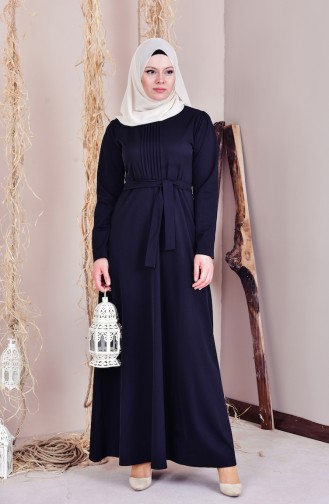Black Hijab Dress 5042-03