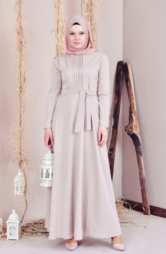 Mink Hijab Dress 5042-08