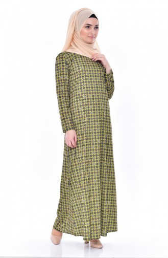 Pistachio Green Hijab Dress 2005-01