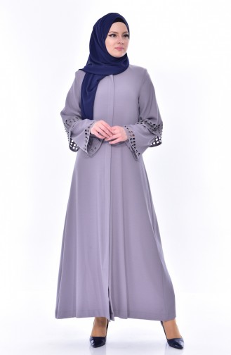 Gray Abaya 35840-01