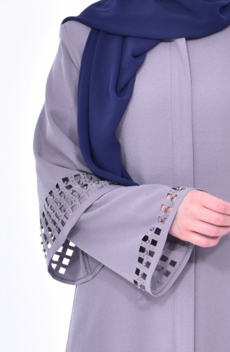 Gray Abaya 35840-01