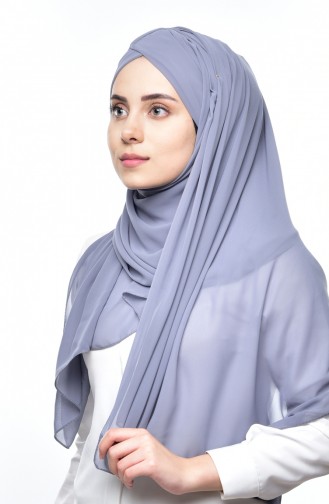 Gray Shawl 24