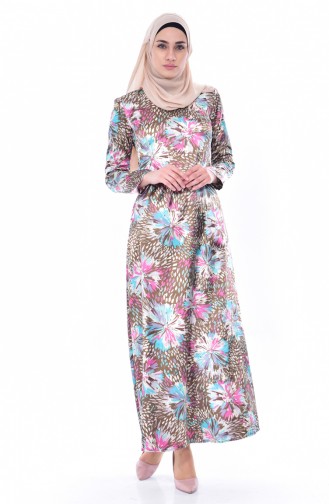Turquoise Hijab Dress 2002-02