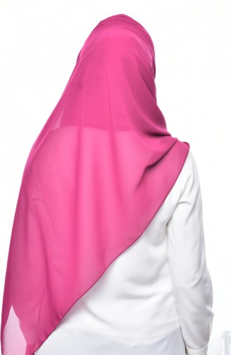 Boneli Cross Crepe Chiffon Shawl -06 Dark Rose Dry 06