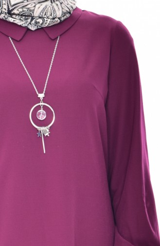 Tunique avec Collier 2330-07 Plum 2330-07