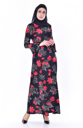 Black Hijab Dress 0251-02