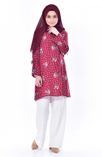 Claret red Tuniek 2156-04