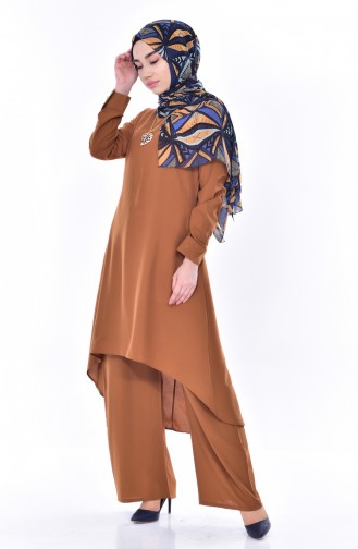 Tunika mit Hose 2er Set 1149-07 Zigaretten Farbe 1149-07