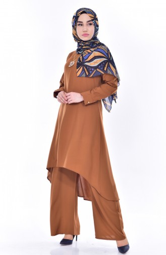 Tunika mit Hose 2er Set 1149-07 Zigaretten Farbe 1149-07