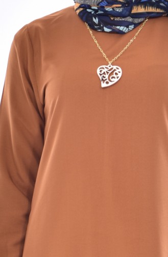 Tunik Pantolon İkili Takım 1149-07 Tütün