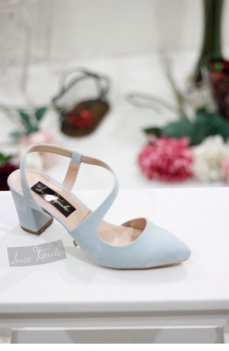 Baby Blue High-Heel Shoes 8YAZA0387927