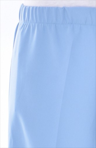 Pantalon Large élastique 4008-10 Bleu Bébé 4008-10