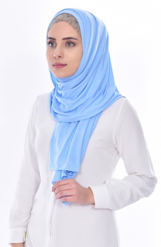 Baby Blue Shawl 10