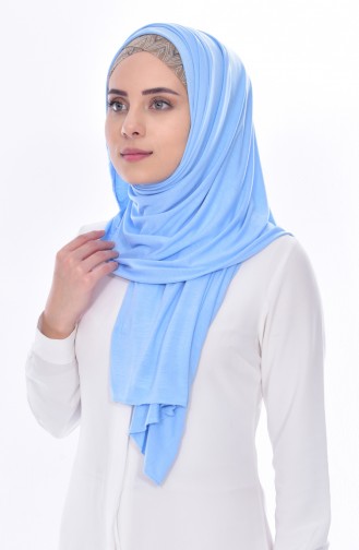 Baby Blue Shawl 10