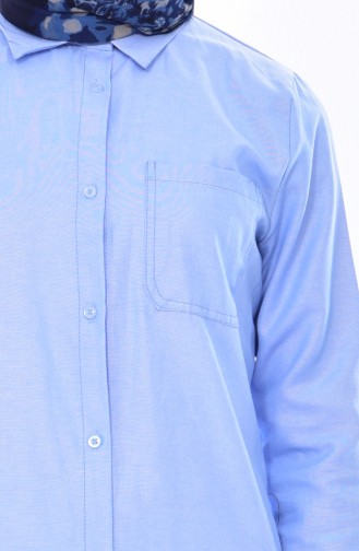 Tasseled Shirt Tunic 0717-03 Bebe Blue 0717-03
