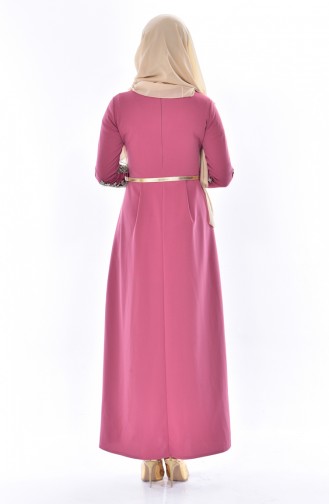 Kleid mit Spitzen 4462-05 Rosa 4462-05