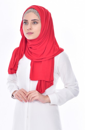 Lycra Combed Shawl 70071-04 Red 04