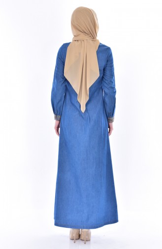Robe Hijab Bleu 1794-01
