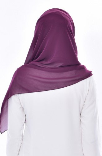 Silvery Cross Shawl 0019-06 Plum 0019-06