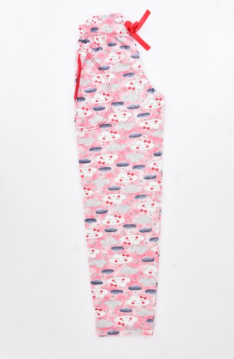 Pantalon Pyjama İmprimé 0950-5-01 Rose 0950-5-01