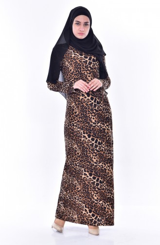 Black İslamitische Jurk 2954-01