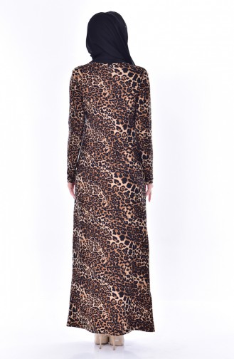 Black İslamitische Jurk 2954-01