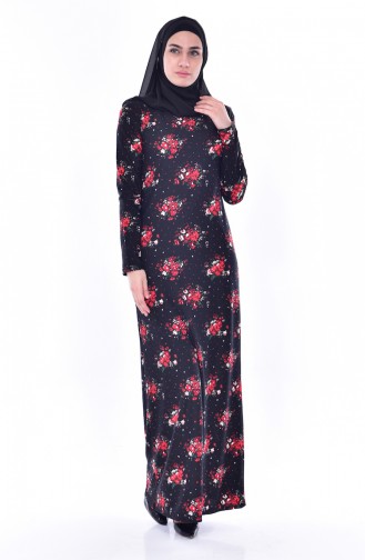 Robe Hijab Noir 2955-01
