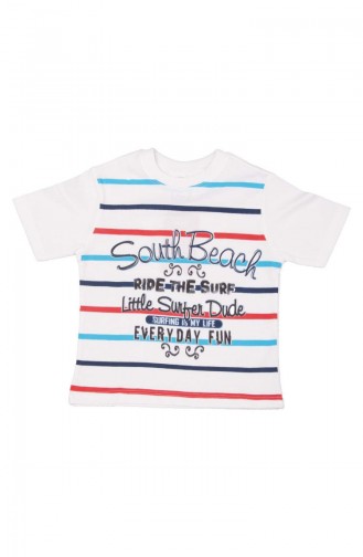 South Beach Tshirt SFM115BYZ-01 Beyaz
