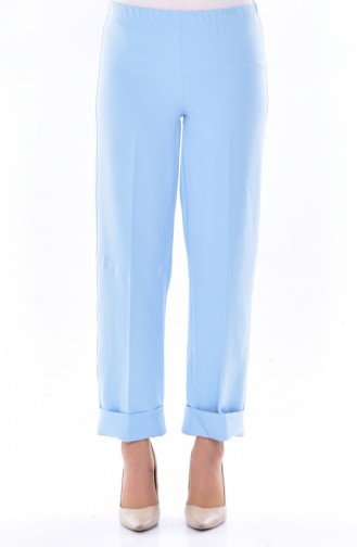 Double Cuff Pants 6002-01 Baby Blue 6002-01