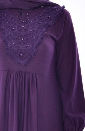 Purple Hijab Dress 0255-02