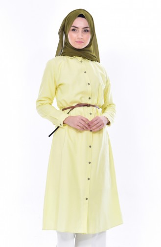 W.B Belted Tunic 6318-06 Yellow 6318-06