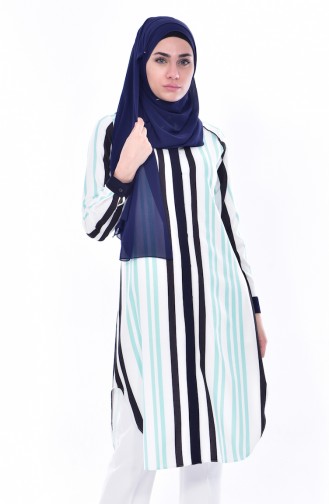 Striped Tunic 2317-01 Green 2317-01