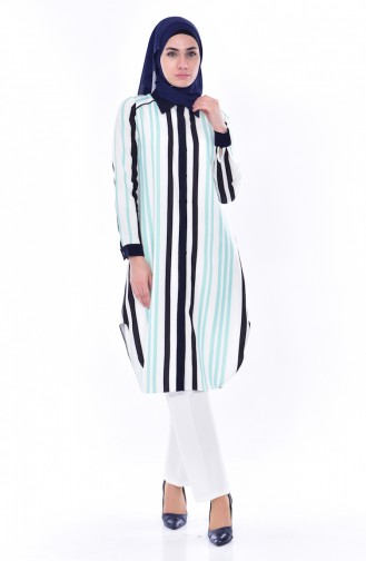 Striped Tunic 2317-01 Green 2317-01