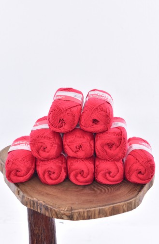 Red Knitting Yarn 0336-0019