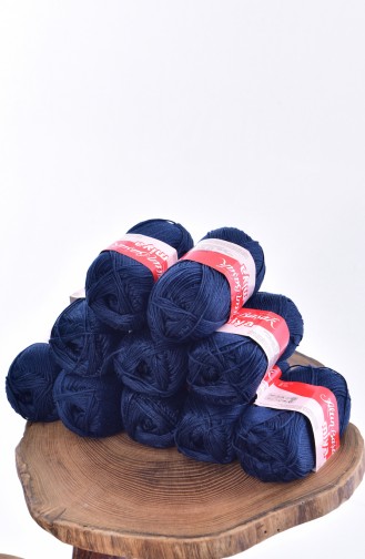 Navy Blue Knitting Yarn 0336-0058