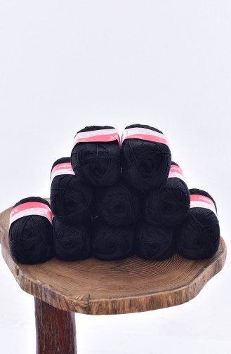 Black Knitting Yarn 0336-9999