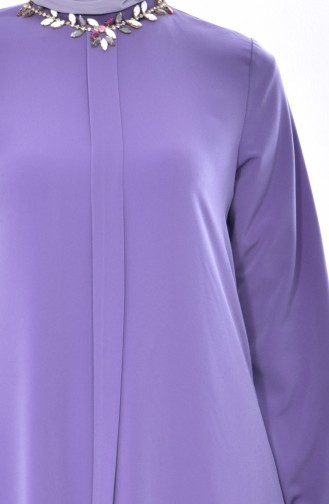 Violet Hijab Dress 1833-01