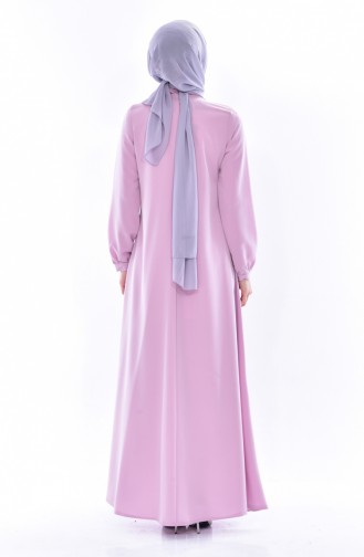 Powder Hijab Dress 1833-02