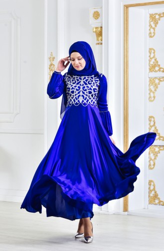 Abendkleid mit Glitzer 1813414-806 Saks 1813414-806