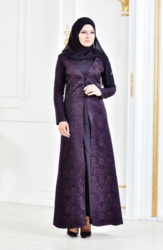 Evening Dress Caftan Suit 7181-03 Black 7181-03